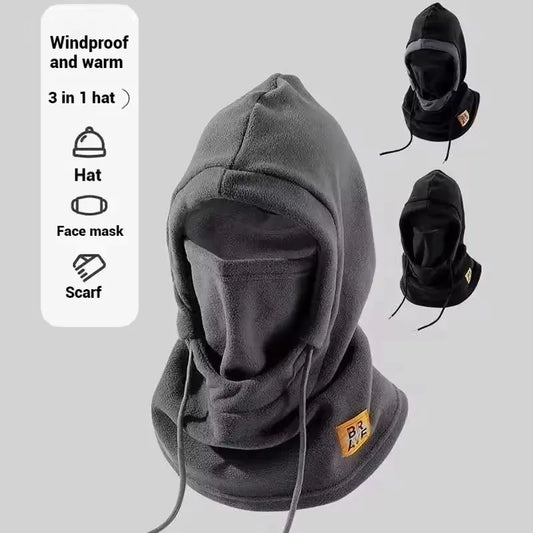 3-in-1 Winter Warm Balaclava Hat with Mask & Neck Warmer