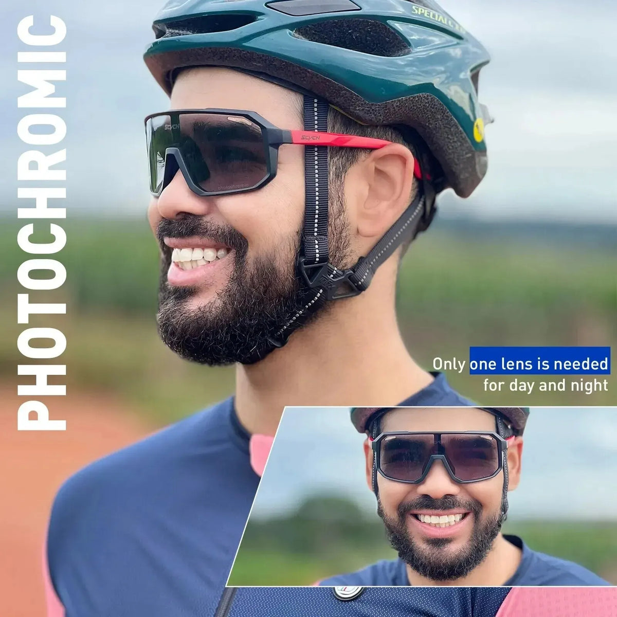 Vita Pro Photochromic Cycling & Outdoor Sports Sunglasses