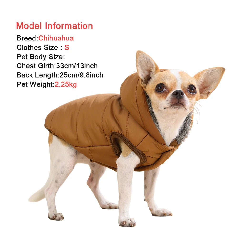 VitaCare™ SnugParka Fleece Dog Hoodie with D-Ring