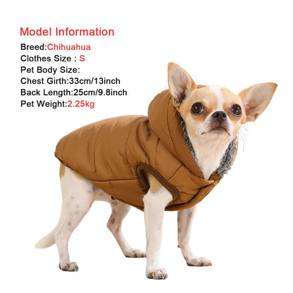 VitaCare™ SnugParka Fleece Dog Hoodie with D-Ring