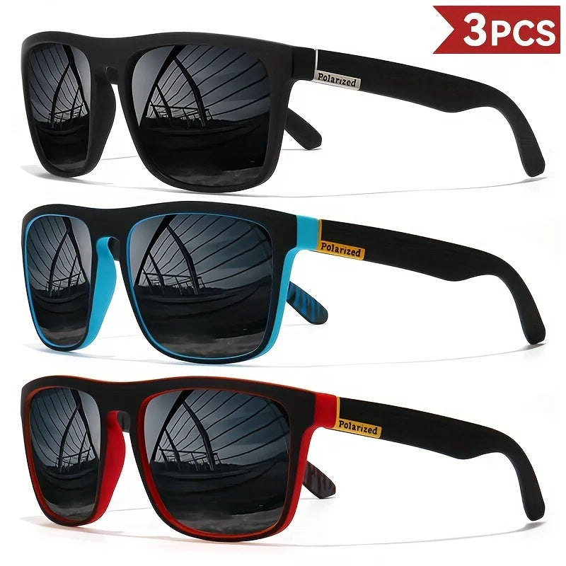 Vita Vintage Square Polarized Driving & Fishing Sunglasses