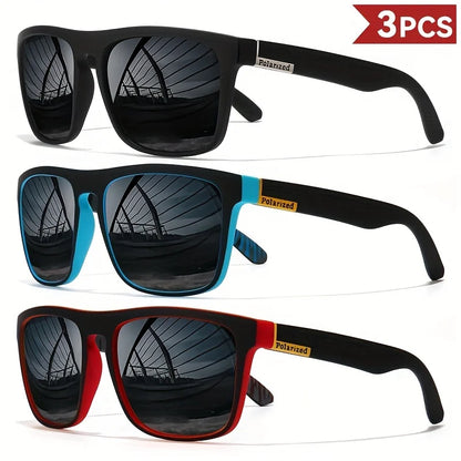 Vita Vintage Square Polarized Driving & Fishing Sunglasses