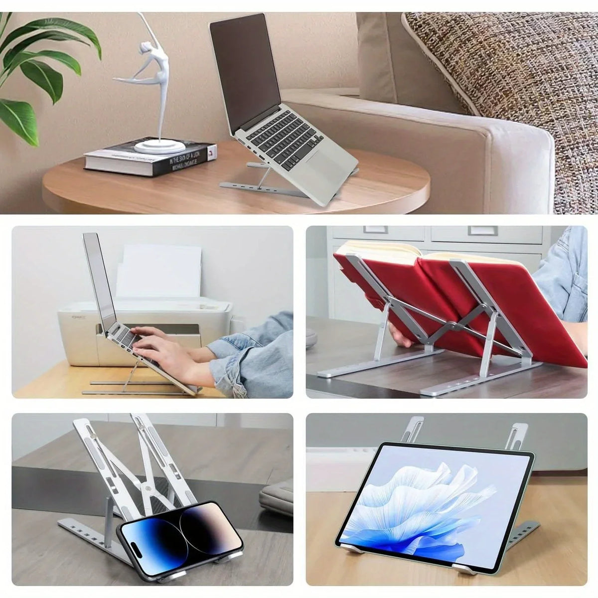 VitaHome™ Ergocast Aluminum Foldable Laptop Stand – Ansicht 6