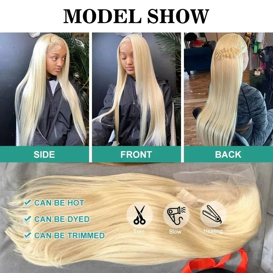 Vital™ Perücke Echthaar Blond – Ansicht 5