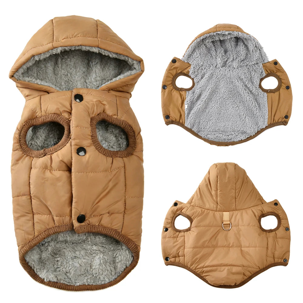 VitaCare™ SnugParka Fleece Dog Hoodie with D-Ring