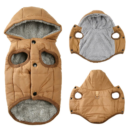VitaCare™ SnugParka Fleece Dog Hoodie with D-Ring