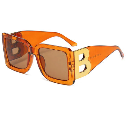 VitalLuxury™ B-Logo Big Frame Glasses