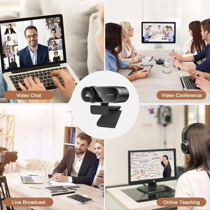 VitaCar™ StreamView 4K Autofocus Pro Webcam with Dual Mic