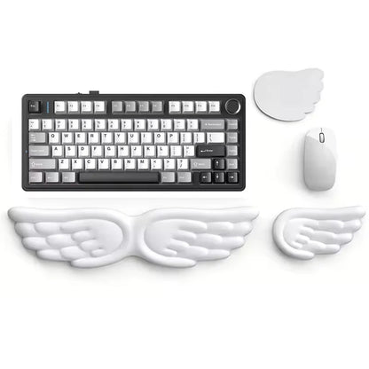 VitaHome™ CloudRest Angel Wing Memory Foam Wrist Rest & Mouse Cushion