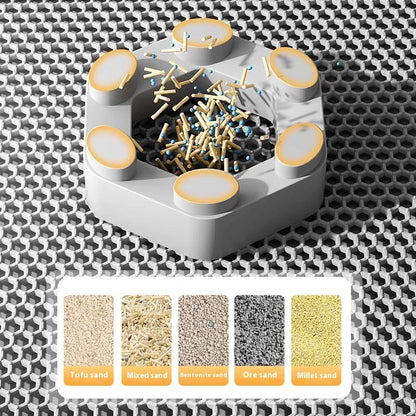 Extra Large Cat Litter Mat Heavy Duty Waterproof 2 Layer Non Slip Washable Pet Floor Protector Litter Box Sand Stopper – Ansicht 3