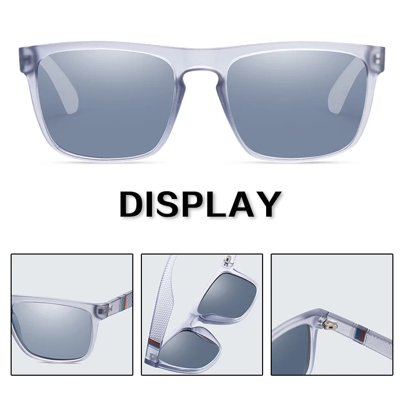 Vintage Square Polarized UV400 Driving & Fishing Sunglasses