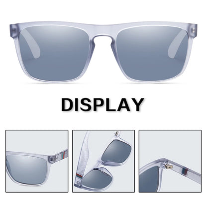 Vintage Square Polarized UV400 Driving & Fishing Sunglasses