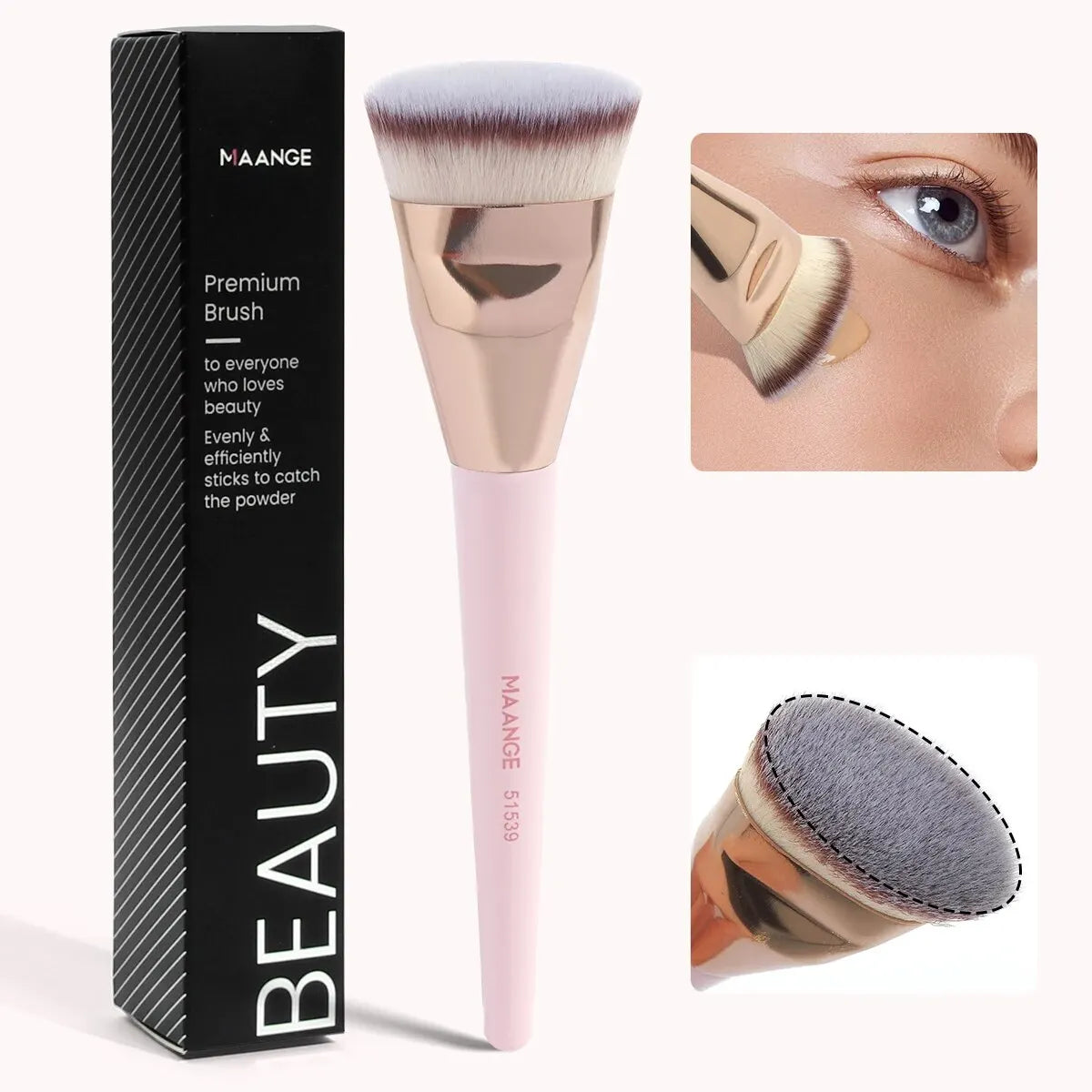 VitaCare™ VelvetStroke Flat-Head Professional Foundation Brush