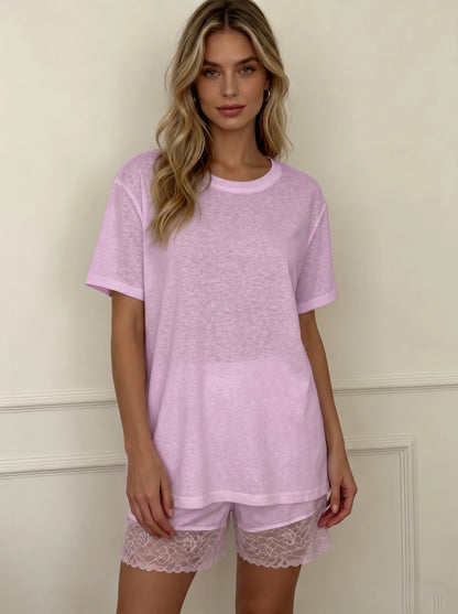 VitaCare™ SilkyKnit Basic Longsleeve Loose Bottom Top