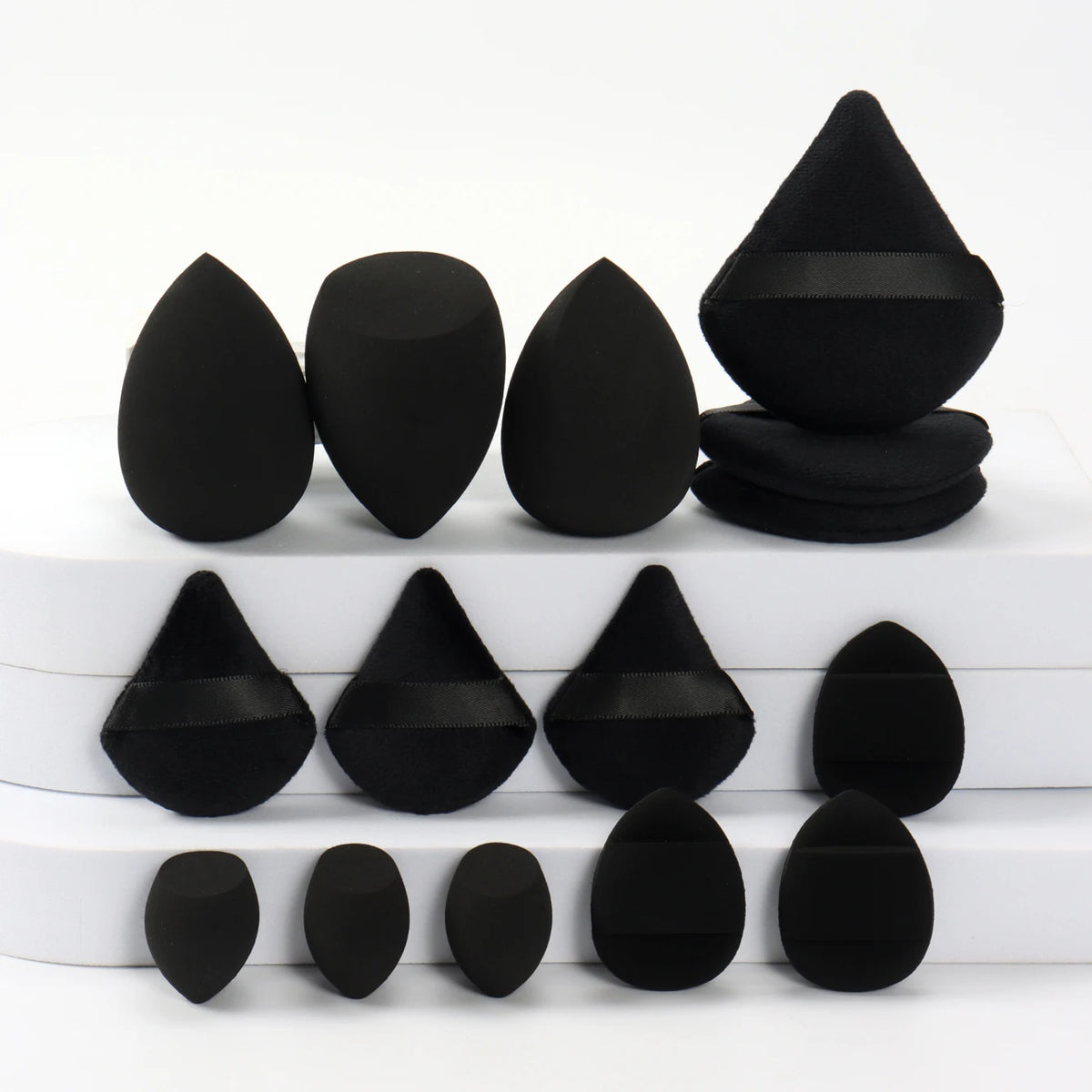 Vita 15-Piece Professional Makeup Sponge & Powder Puff Combo