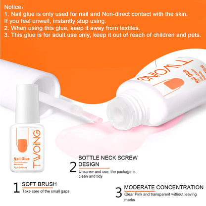 VitaCare™ BondMax Ultra-Strong Professional Nail Glue (7g)