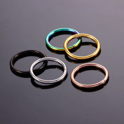 Vital™ Surgical Steel Hinged Segment Nose Hoop & Septum Clicker