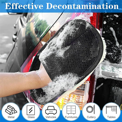 VitaHome™ GlossMitt Microfiber Chenille Car Wash & Polishing Glove