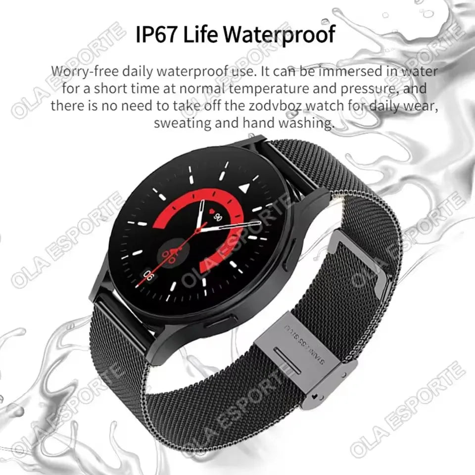 Smartwatch für Damen mit Bluetooth-Anruf wasserdicht – Ansicht 5