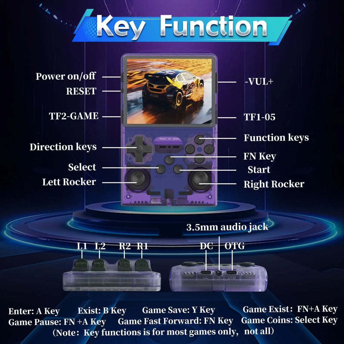 VitaHome™ RetroPocket X Portable Gaming Handheld
