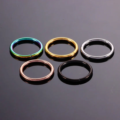 Vital™ Surgical Steel Hinged Segment Nose Hoop & Septum Clicker