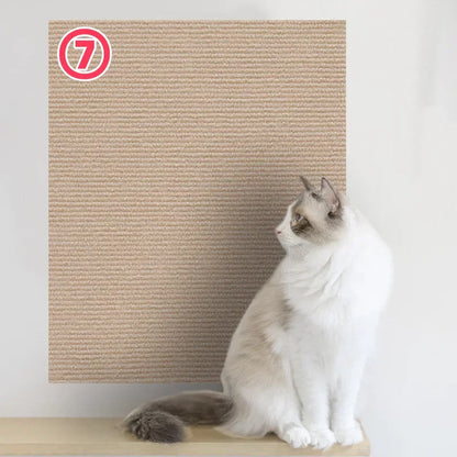 Katzenkratzbrett selbstklebend für die Wand zuschneidbar – Ansicht 13