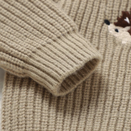 VitaHome™ LittleHedgehog Cozy Knit Baby Pullover
