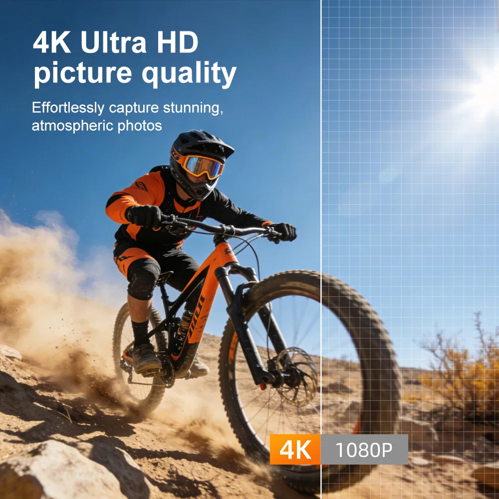VitaHome™ ProMotion Ourlife 4K 330° Face-Tracking Gimbal Action Camera