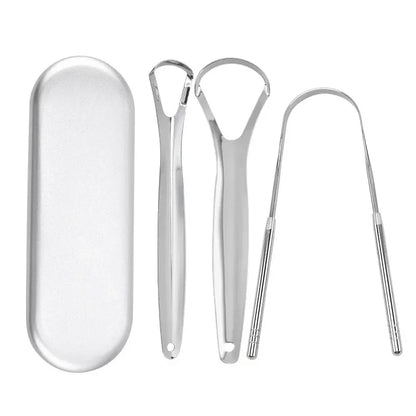 VitaCare™ PureBreath Medical-Grade Stainless Steel Tongue Scraper