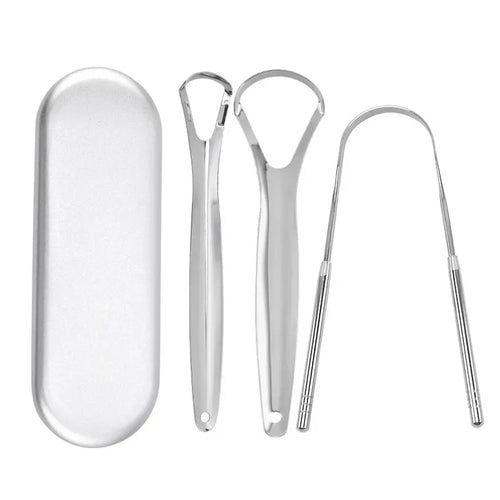 VitaCare™ PureBreath Medical-Grade Stainless Steel Tongue Scraper