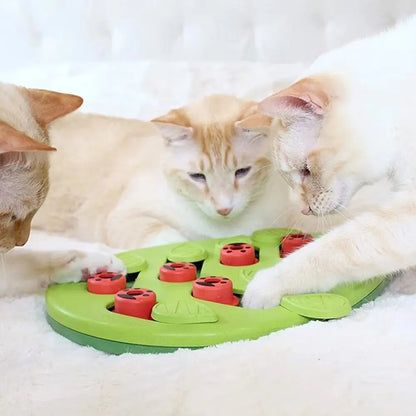 Katzenspielzeug mit Leckerli-Puzzle – Ansicht 2