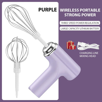 Vital™ Cordless Rechargeable Handheld Electric Egg Beater & Baking Mixer