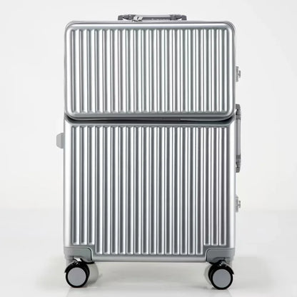 Vital™ AeroShield Aluminum Frame Cabin Trolley with USB & Cup Holder