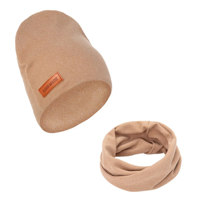 VitaHome™ CashmereKnit Baby Turban Hat & Scarf Set