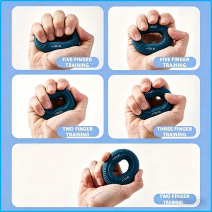 BXA Silicone Hand Grip Ring & Finger Strength Trainer