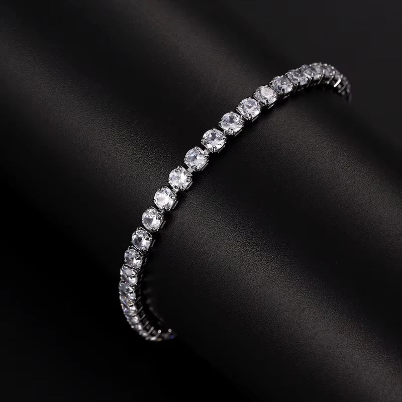 Luxury Gold & Silver Tone Princess Statement Bangle Bracelet