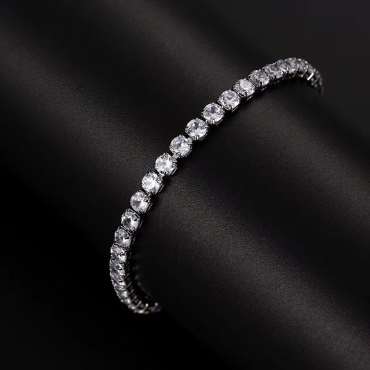 Luxury Gold & Silver Tone Princess Statement Bangle Bracelet