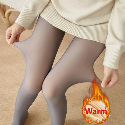 VitaCare™ VelvetGlow Thermal Fake Translucent Tights