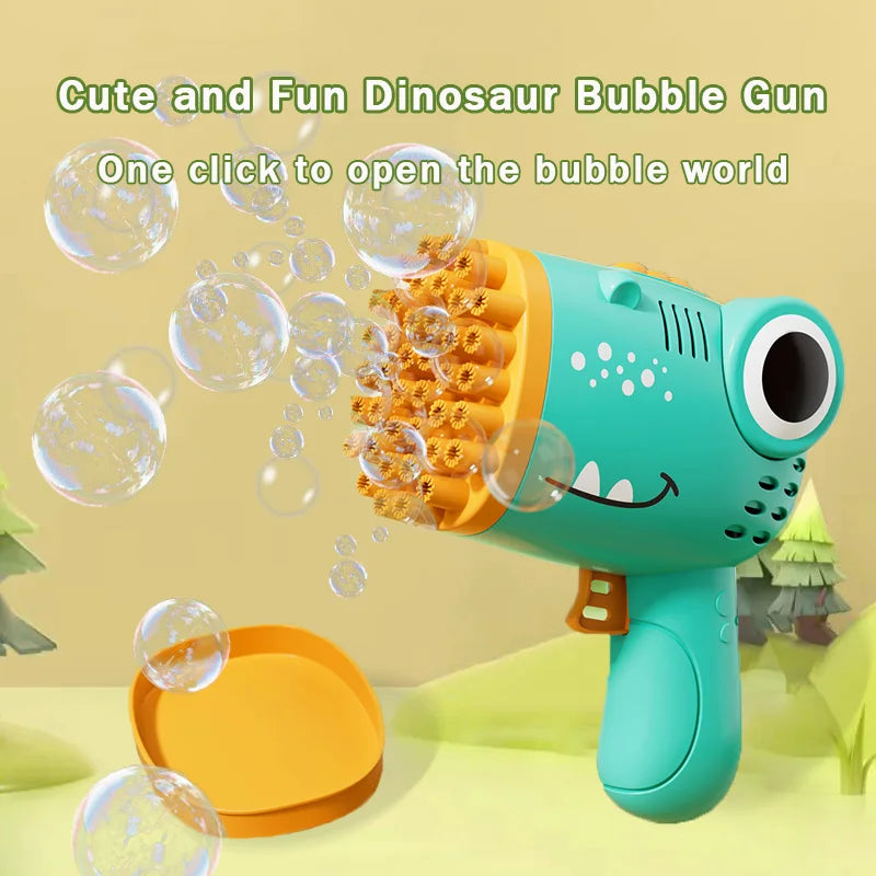 VitaHome™ DinoBlast 40-Hole Electric Bubble Gun – Ansicht 3