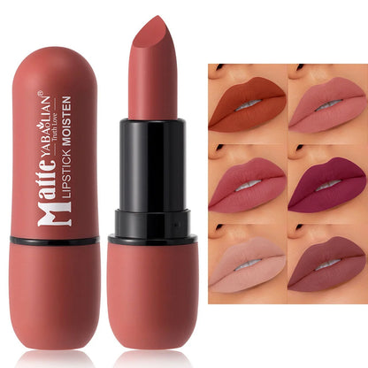 Vital™ Classic Matte Velvet Lipstick | High-Pigment & Waterproof Long-Lasting Lip Color