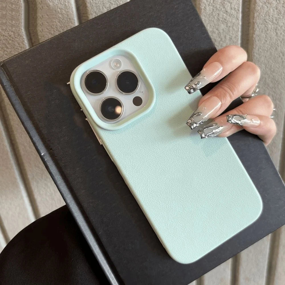 VitaHome™ ClassicLeather Shockproof Soft-TPU iPhone Case