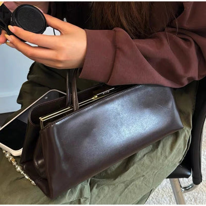 Handtasche magnetisch aus Leder – Ansicht 3