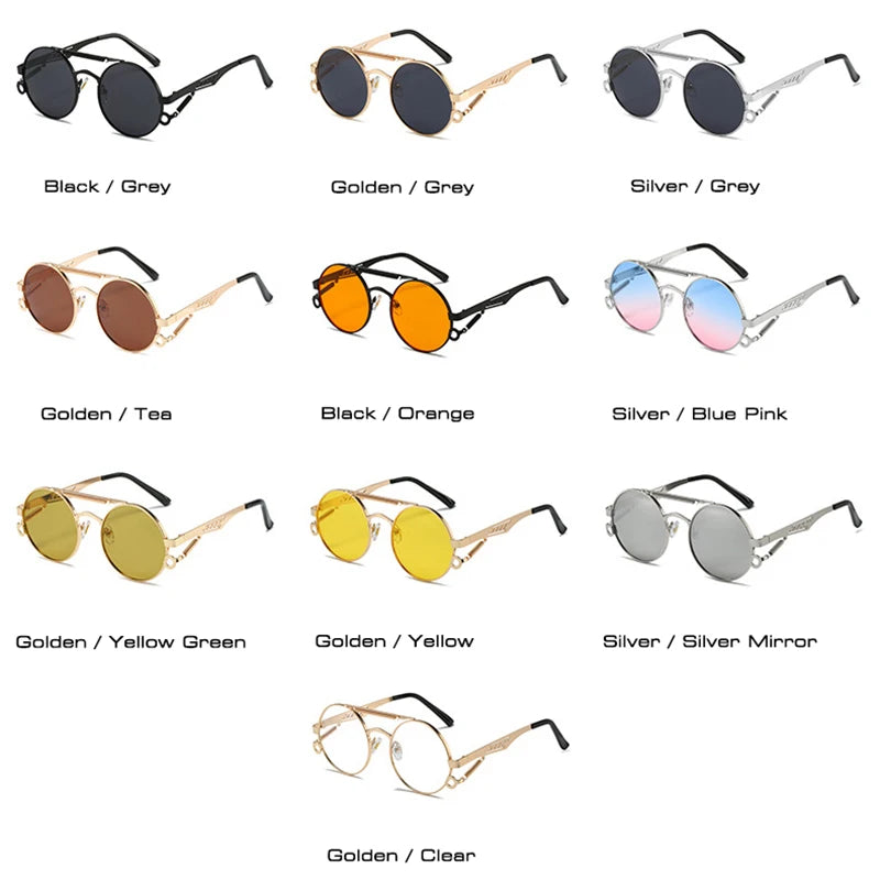 Vital SHAUNA Retro Metal Double Bridges UV400