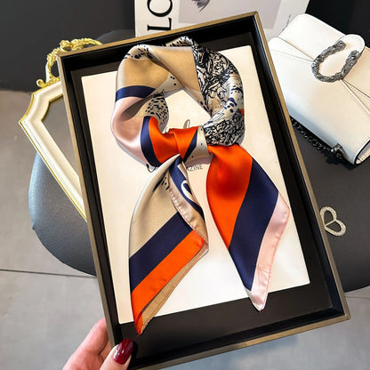 Luxury Satin Square Scarf (70x70 cm) – Versatile Fashion Accessory