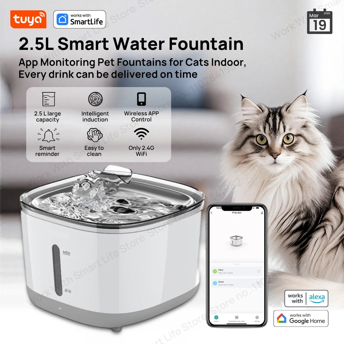 Trinkbrunnen für Haustiere 84 oz