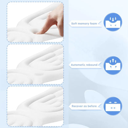 VitaHome™ CloudRest Angel Wing Memory Foam Wrist Rest & Mouse Cushion