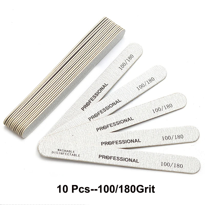 VitaCare™ ProBuffer Double-Sided Wooden Nail Files (10-Pack)