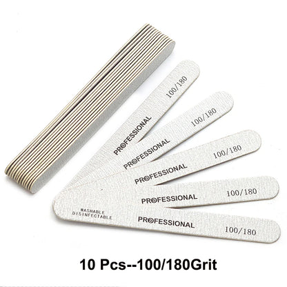VitaCare™ ProBuffer Double-Sided Wooden Nail Files (10-Pack)