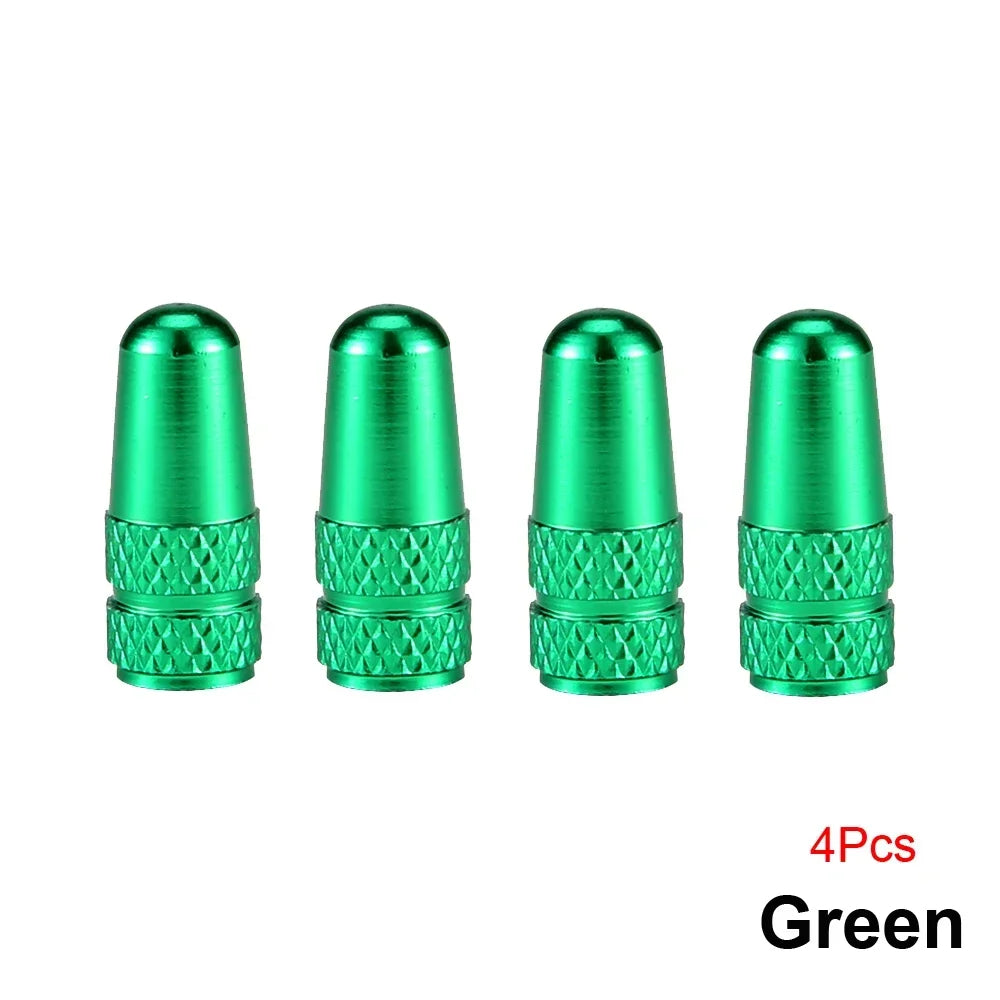4PCS Aluminum Alloy Presta Valve Caps For Road MTB Track Racing Bike Tires French Valve Wheel Tube Covers – Ansicht 15