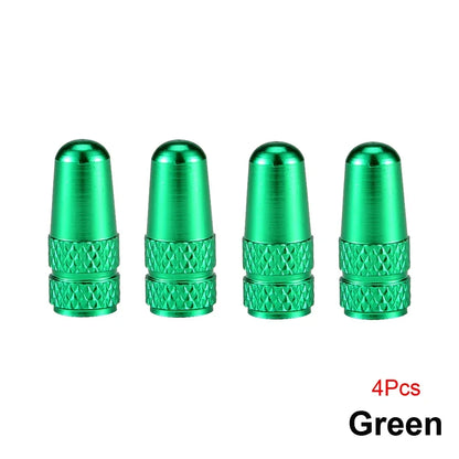 4PCS Aluminum Alloy Presta Valve Caps For Road MTB Track Racing Bike Tires French Valve Wheel Tube Covers – Ansicht 15